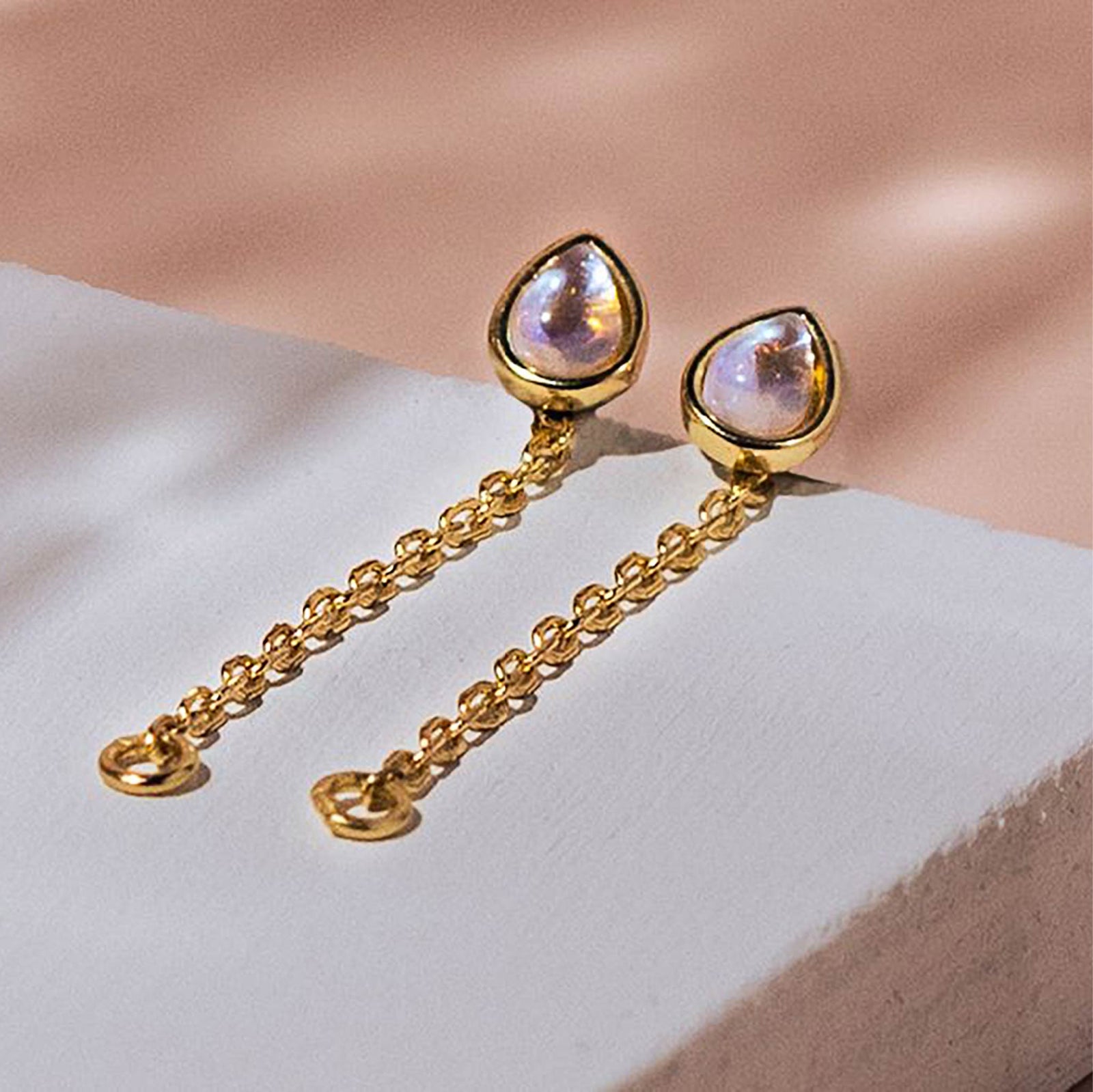 Opal Teardrop Studs – www.earkit.com